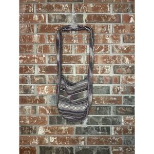 NWT Earth Bound Side Body Canvas Purse Bohemian Boho Hippie Festival Multicolor